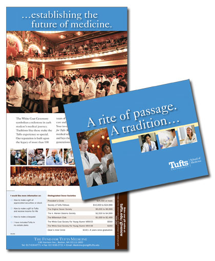 Self-mailer: Tufts University School of Medicine
