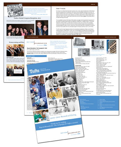 Tufts School of Dental Medicine Record of Giving